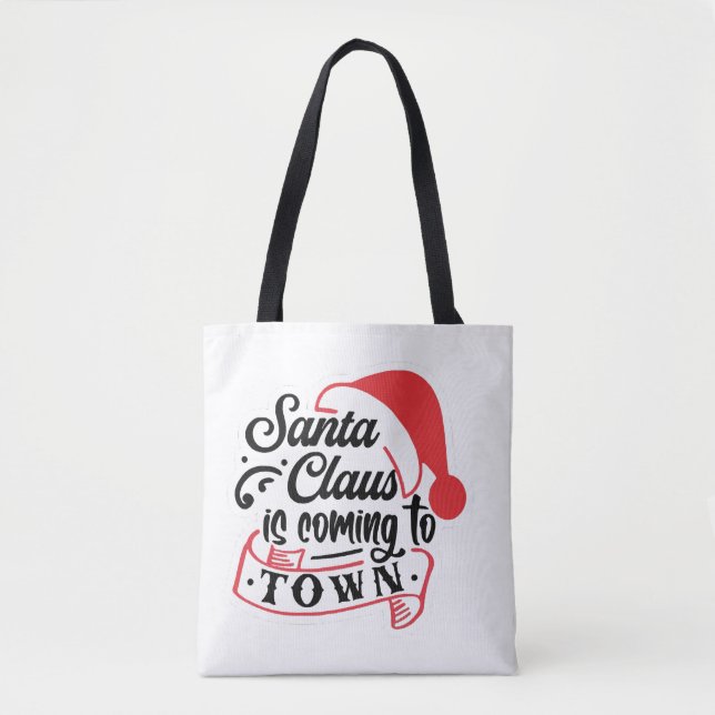 Bolsa Tote Christmas Approaching  (Frente)