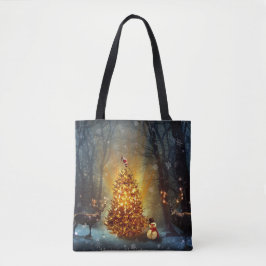 Bolsa Tote Christmas Forest                                 .