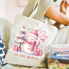 Bolsa Tote Christmas Joy to the World Tote Bag