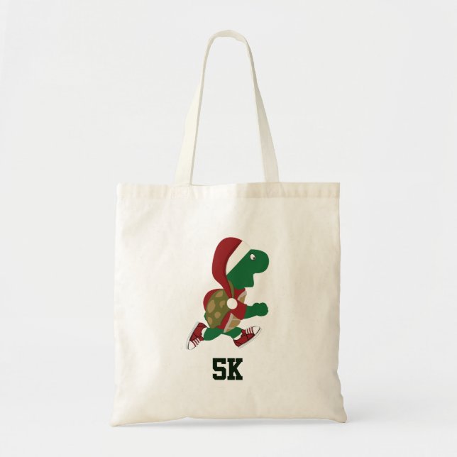 Bolsa Tote Christmas Running Turtle 5K (Frente)