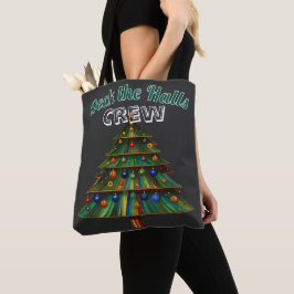 Bolsa Tote Christmas Tree Deck the Halls Crew