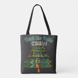 Bolsa Tote Christmas Tree Deck the Halls Crew