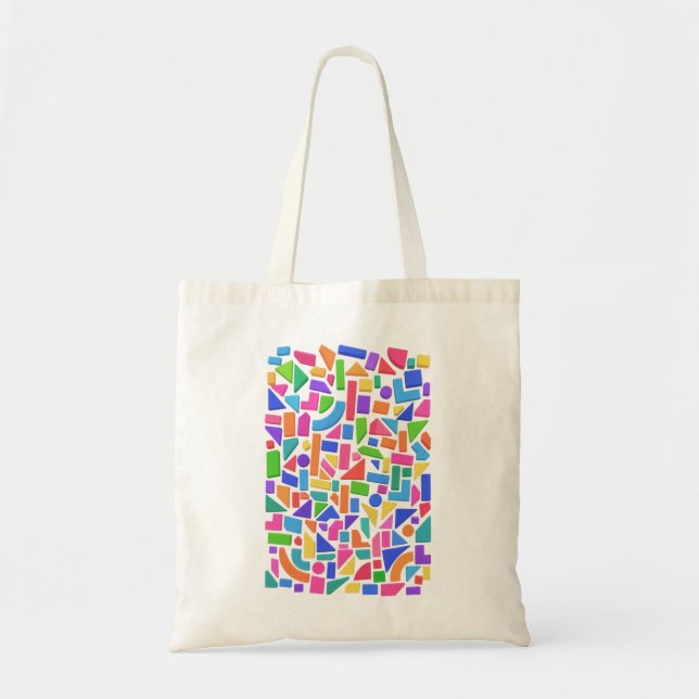 Bolsa Tote Chromatic Geometry (Frente)