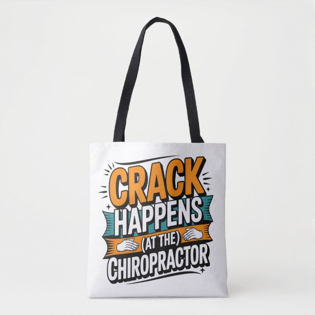 Bolsa Tote Chropracinha Engraçada Cita Humor De Cachorro (Frente)