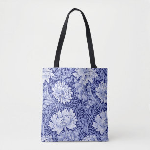 Bolsa Tote Chrysanthemum Blue, William Morris