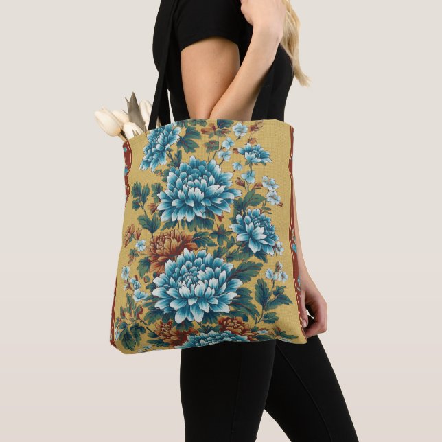Bolsa Tote Chrysanthemum Elegy (Close Up)