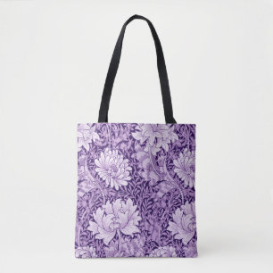 Bolsa Tote Chrysanthemum Purple, William Morris