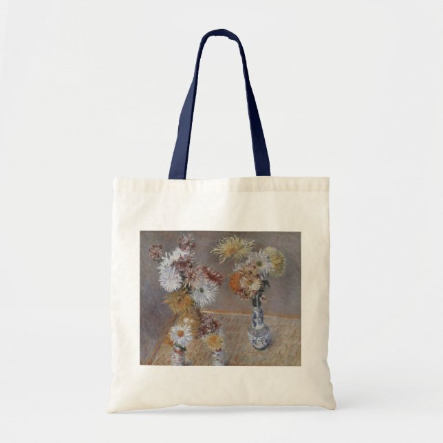 Bolsa Tote Chrysanthemums por Gustave Caillebotte (Frente)