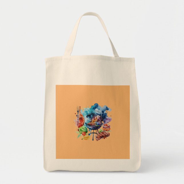 Bolsa Tote CHURRASCO e grelha (Frente)