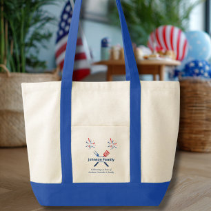 Bolsa Tote Churrasco Patriótico do Dia 4 de Julho América 250