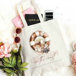 Bolsa Tote Chuva de Arroz na Praia Personalizada