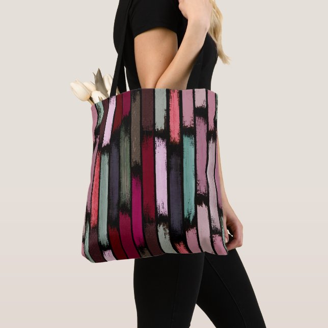 Bolsa Tote Chuva de cores 3 (Close Up)