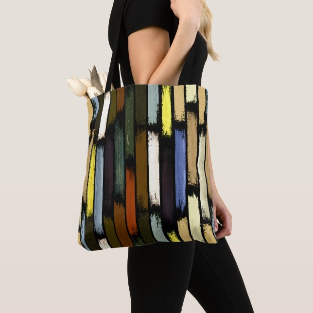 Bolsa Tote Chuva de cores 4 (Close Up)