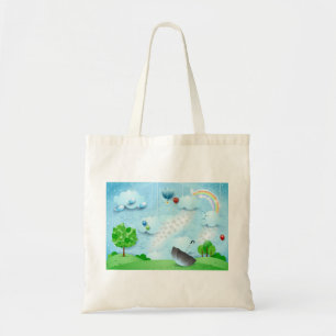 Bolsa Tote Chuva de Flores