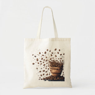 Bolsa Tote Chuva de Grãos de Café