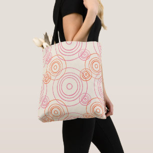 Bolsa Tote Chuva ondula o padrão da água