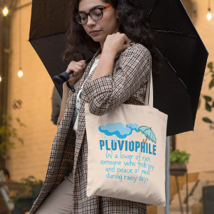 Bolsa Tote Chuva Pluviofílica Durante o Dia Chuvoso Bonito