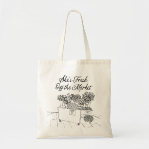 Bolsa Tote Chuveiro de Noiva Fresco do Mercado, Mercado de Ag