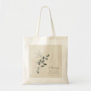 Bolsa Tote Chuveiro de Noiva Personalizado Minimalista Dourad