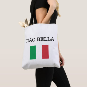 Bolsa Tote CIAO BELLA Itália Bandeira