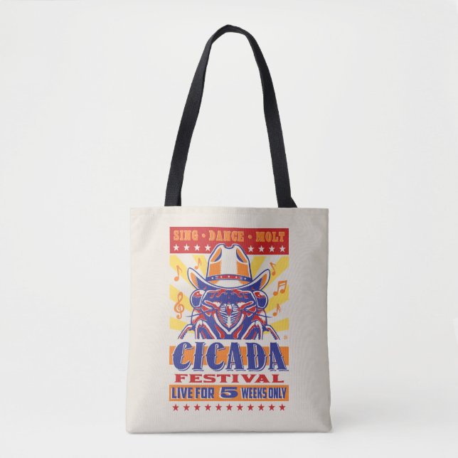 Bolsa Tote Cicada Country Music Festival (Frente)