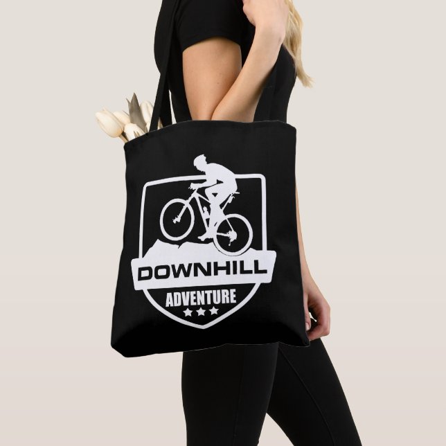 Bolsa Tote Ciclismo de Montanha Downhill MTB (Close Up)