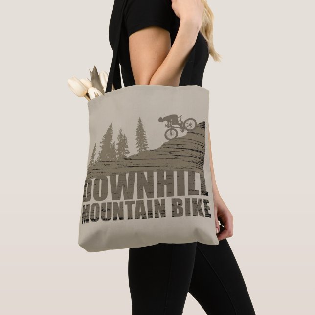 Bolsa Tote Ciclismo de Montanha MTB Downhill (Close Up)