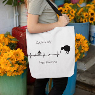 Bolsa Tote Ciclismo, personalizável na Nova Zelândia