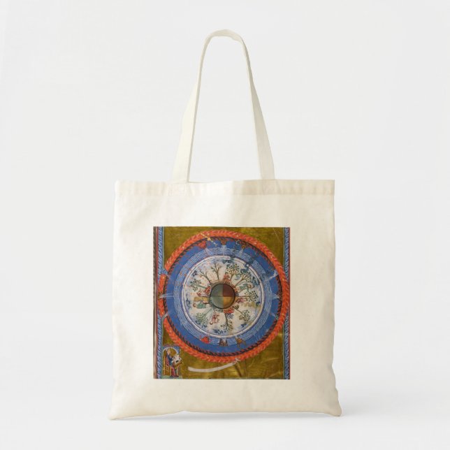 Bolsa Tote Ciclo das Seasons Hildegard von Bingen (Frente)