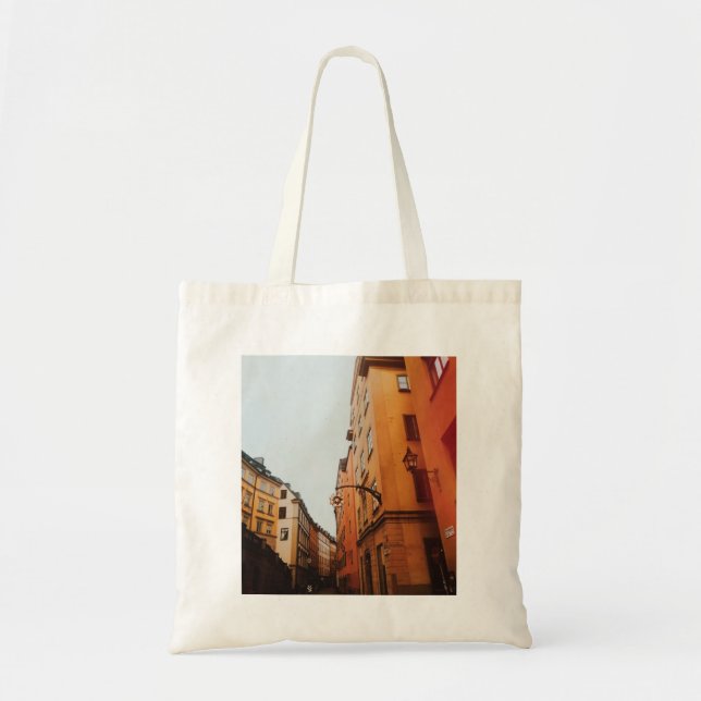 Bolsa Tote Cidade Antiga de Estocolmo (Frente)