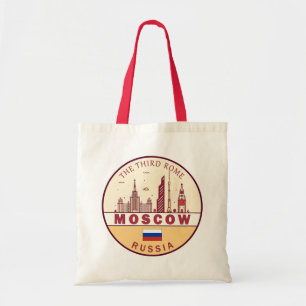 Bolsa Tote Cidade da Rússia - Skyline Emblem