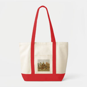 Bolsa Tote Cidade de Fantasia Futurista Arte de Horizonte de