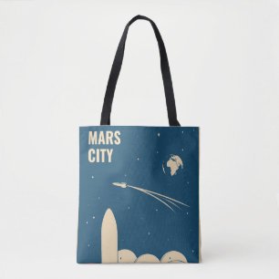 Bolsa Tote Cidade de Marte