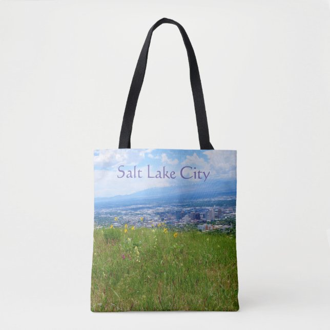 Bolsa Tote Cidade de Salt Lake (Frente)