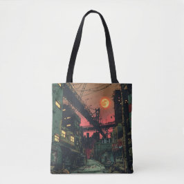 Bolsa Tote Cidade Dilapidida do Livro