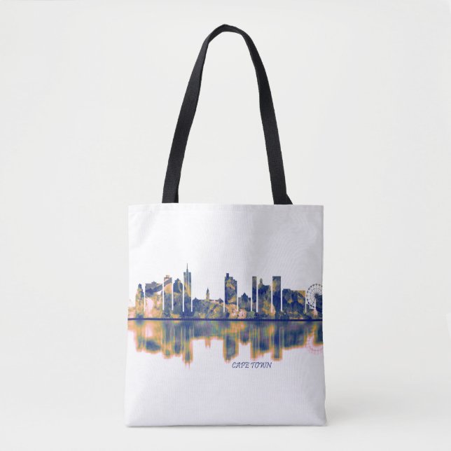 Bolsa Tote Cidade do Cabo em Skyline (Frente)