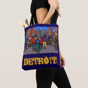 Bolsa Tote Cidade Doxie Town - DETROIT