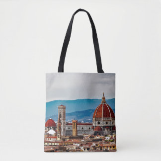 Bolsa Tote Cidade velha de Florença, skyline de Italia
