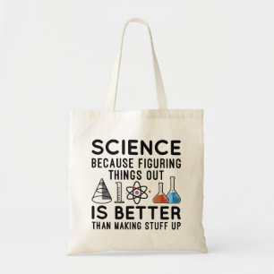 Bolsa Tote Ciência Descobrindo Coisas