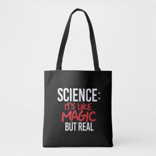 Bolsa Tote Ciência: É como Magia, mas real