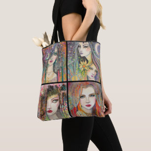 Bolsa Tote Ciganos Fantasia Artística Boêmia