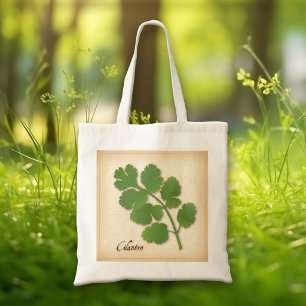 Bolsa Tote Cilantro Herb