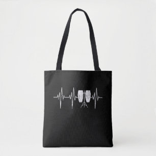 Bolsa Tote Cilindro do Conga - pulsação do coração afligi