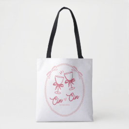 Bolsa Tote Cin Cin para o Design da Noiva | Pérola de Champan