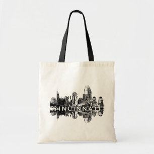 Bolsa Tote Cincinnati, linha do horizonte de Ohio