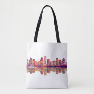 Bolsa Tote Cincinnati USA Skyline
