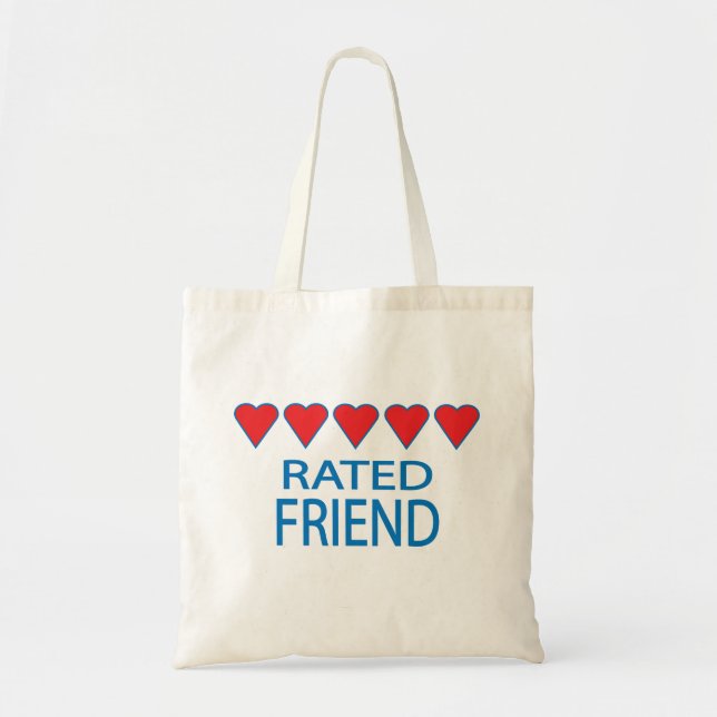 Bolsa Tote Cinco Amigos do Coração (Frente)