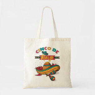 Bolsa Tote Cinco de Mayo Ilustração, 2/1