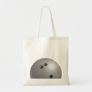Bolsa Tote cinza bola de boliche