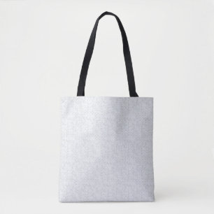 Bolsa Tote Cinza Claro Floral Geométrico Padrão Moderno de